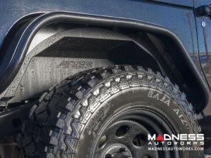 Jeep Wrangler JL Inner Fender Liners - Front & Rear - Carbide Black Powdercoat